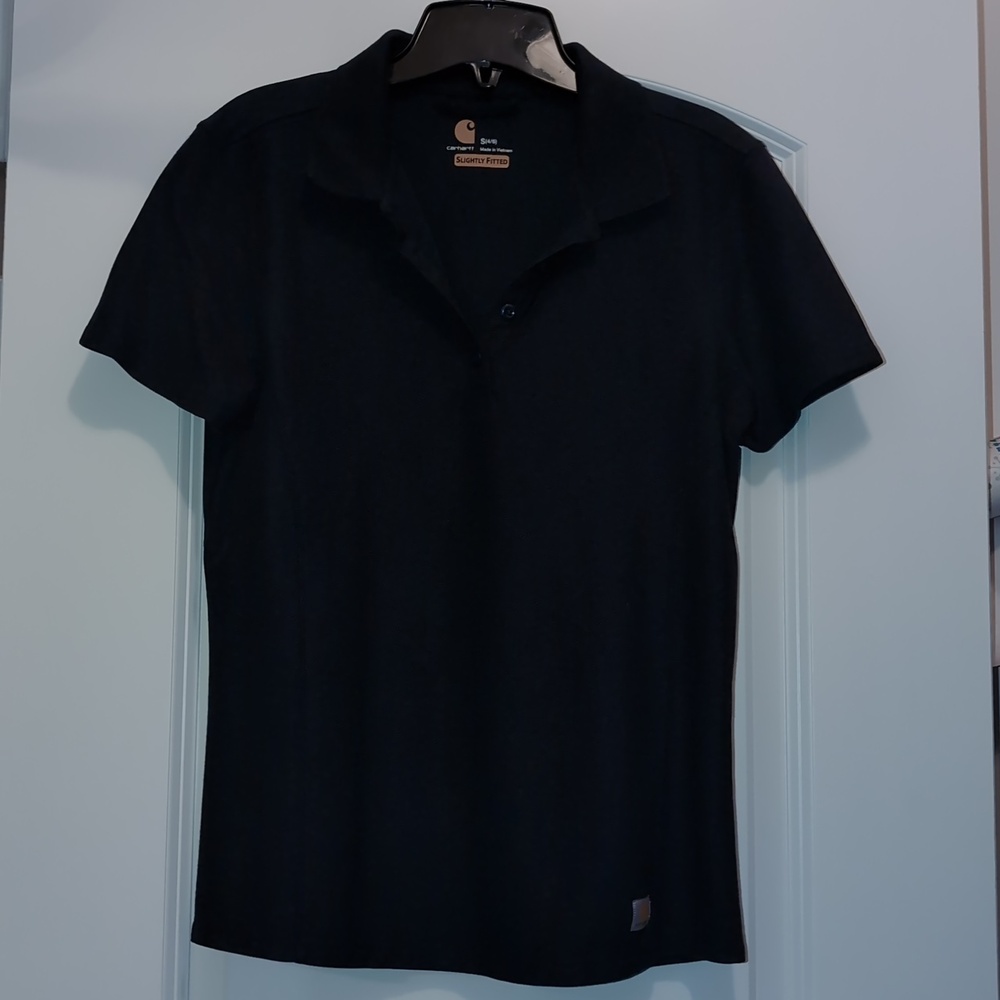 Carhartt women's short sleeve work polo size small